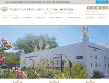 Tablet Screenshot of meditationintucson.org